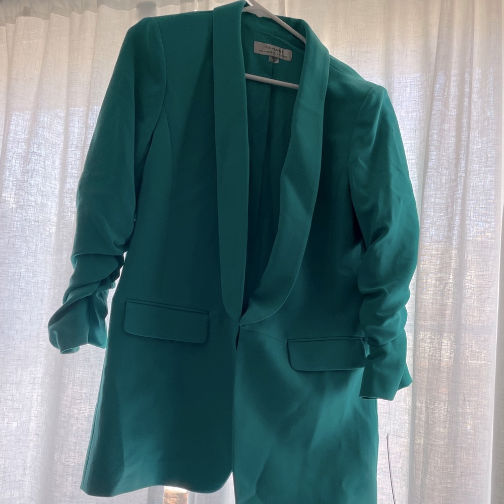NWT Tahari Blazer in Teal Size 10